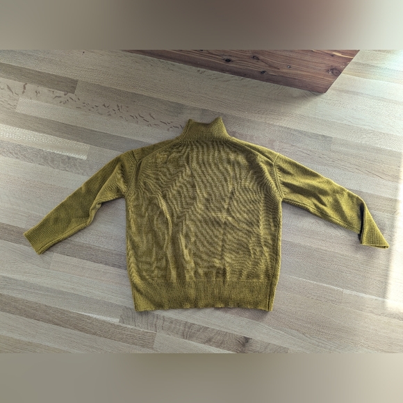 Wool Turtleneck Long Sleeve Sweater - Picture 3 of 4